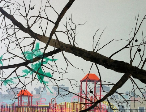 Playground (Green Bag), 2013