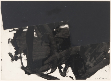 Franz Kline Untitled (Black and White Abstraction), 1957
