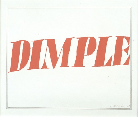 Dimple, 1964 Tempera and ink on paper