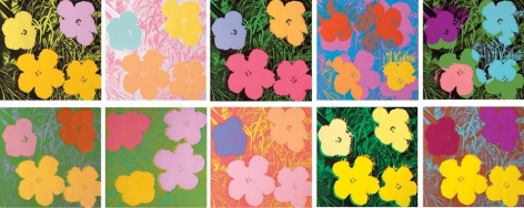 Andy Warhol Flowers, 1970