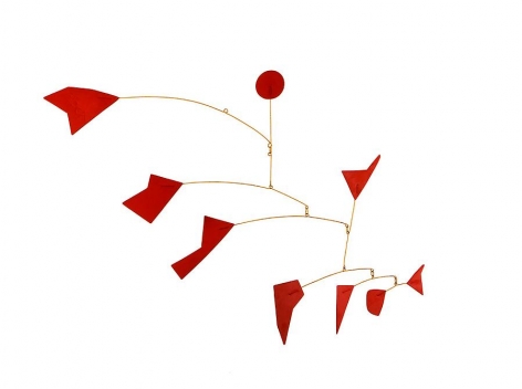 Alexander Calder Red Shapes &amp;amp; Yellow Wires, 1975